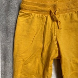 H&M baby yellow joggers